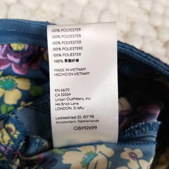 Free People Serendipity Wide Leg Jumpsuit Blue Sz Medium - Picture 10 of 10